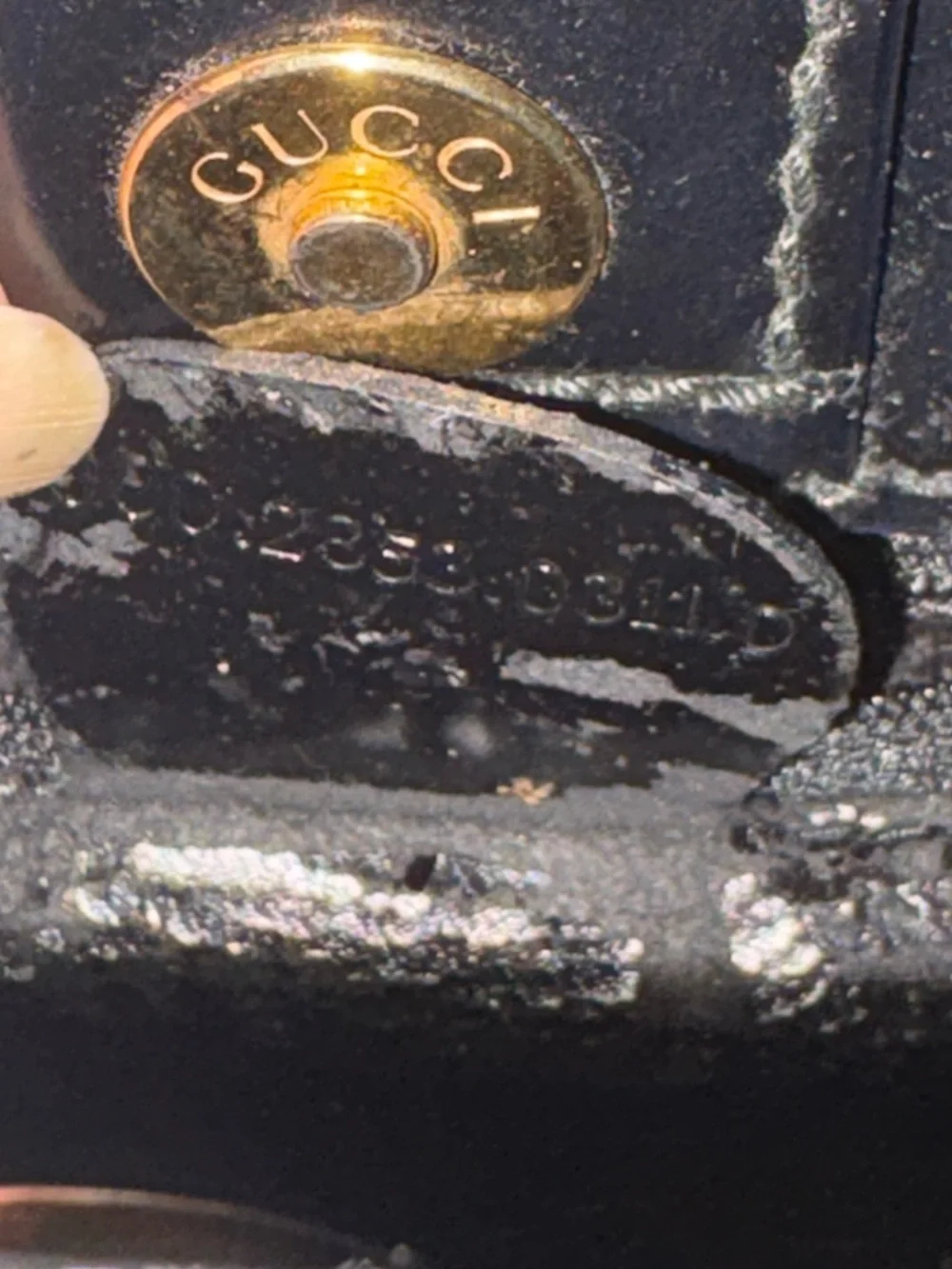 Vintage Gucci Black Leather Mini Tote Bag Italy Minimalist Y2K - Picture 10 of 10